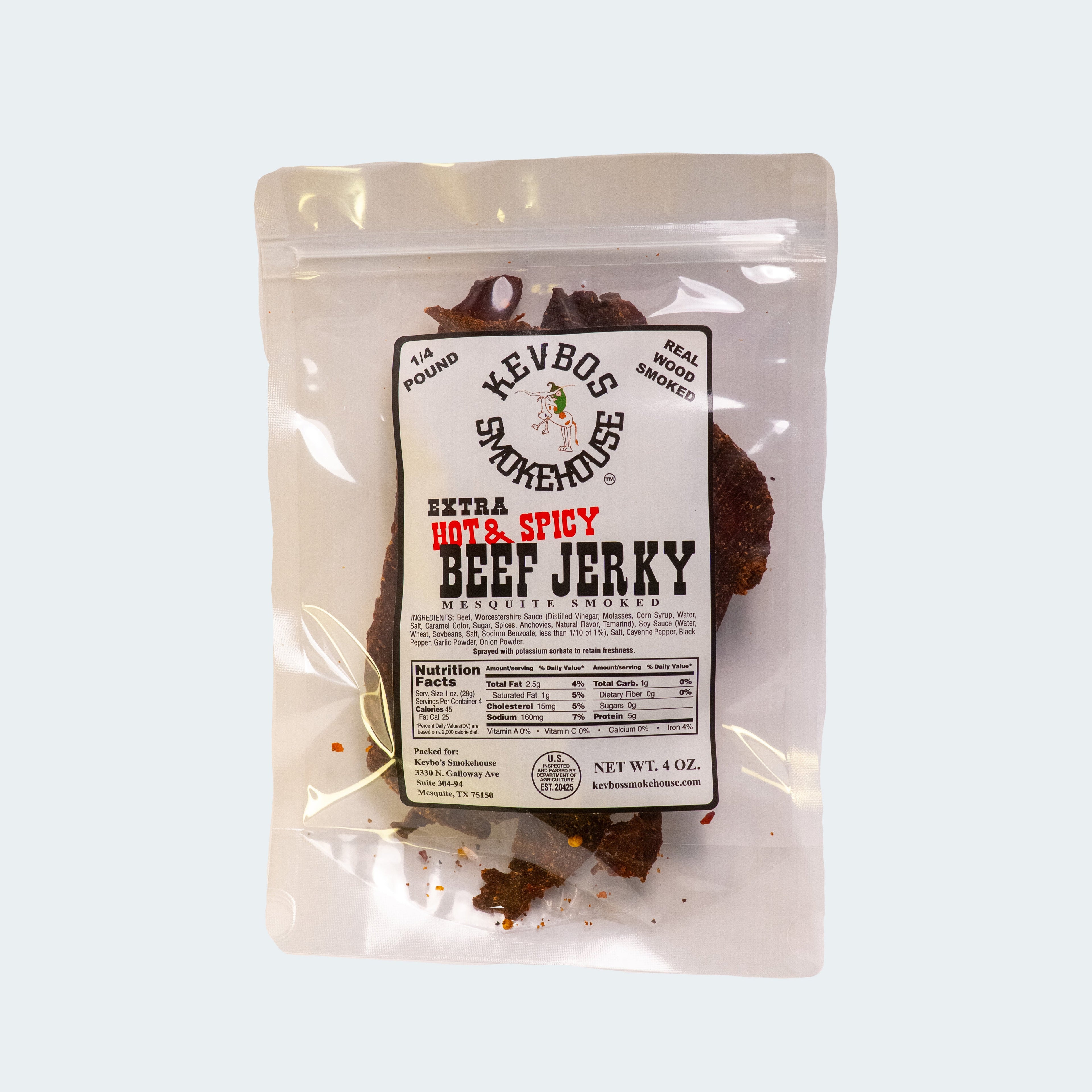 Extra Hot & Spicy Beef Jerky